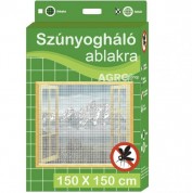 Tépőzáras szúnyogháló ablakra 150x150cm fehér